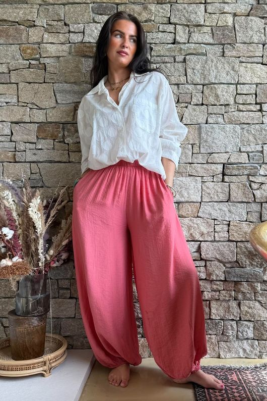 Randles Balloon Pant Rhubarb Rose